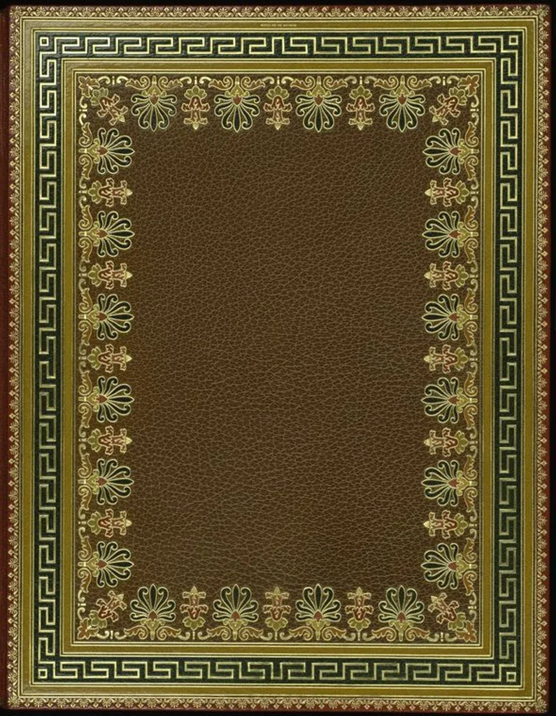 An illustration from Bookbinding : books bequeathed by William Augustus Spencer, 1880, leaf 329