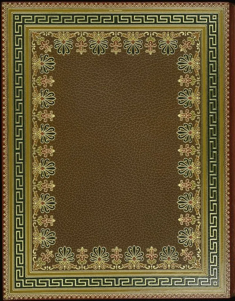 An illustration from Bookbinding : books bequeathed by William Augustus Spencer, 1880, leaf 332