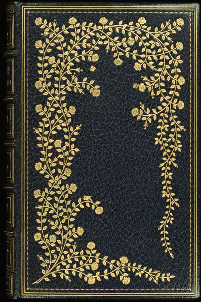 An illustration from Bookbinding : books bequeathed by William Augustus Spencer, 1880, leaf 349