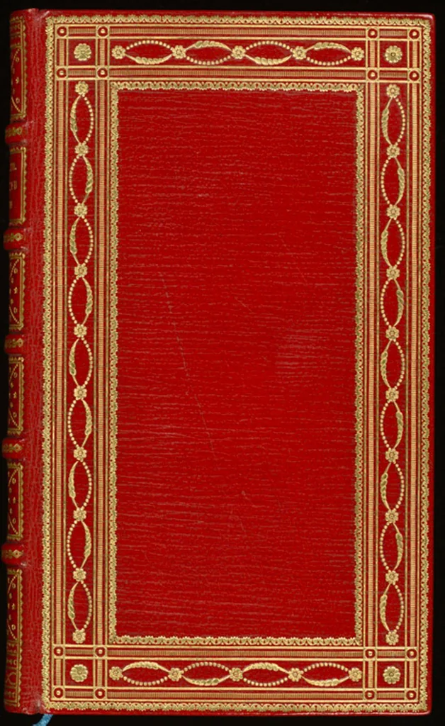 An illustration from Bookbinding : books bequeathed by William Augustus Spencer, 1880, leaf 36