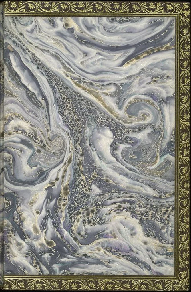 An illustration from Bookbinding : books bequeathed by William Augustus Spencer, 1880, leaf 367