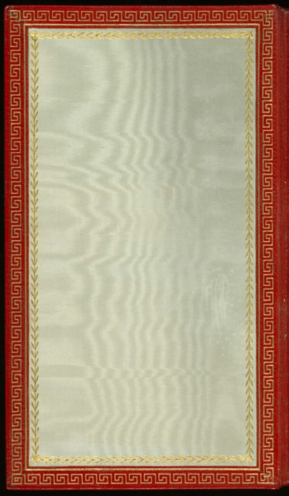 An illustration from Bookbinding : books bequeathed by William Augustus Spencer, 1880, leaf 37