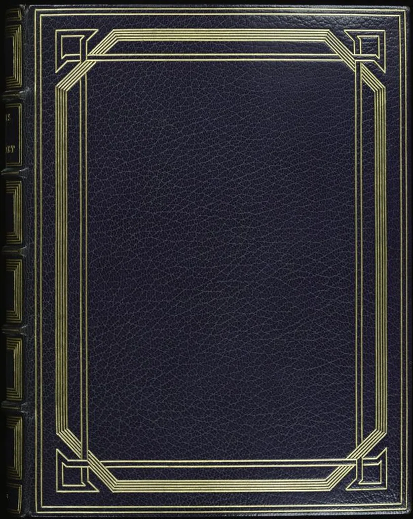An illustration from Bookbinding : books bequeathed by William Augustus Spencer, 1880, leaf 370