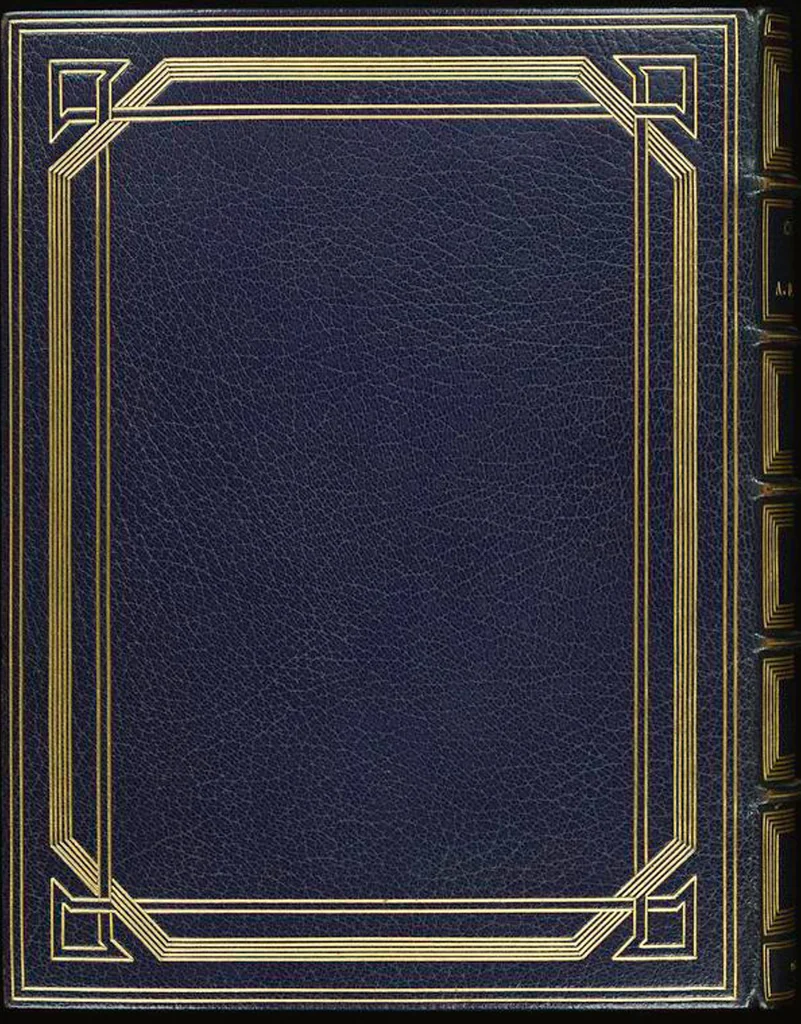 An illustration from Bookbinding : books bequeathed by William Augustus Spencer, 1880, leaf 375