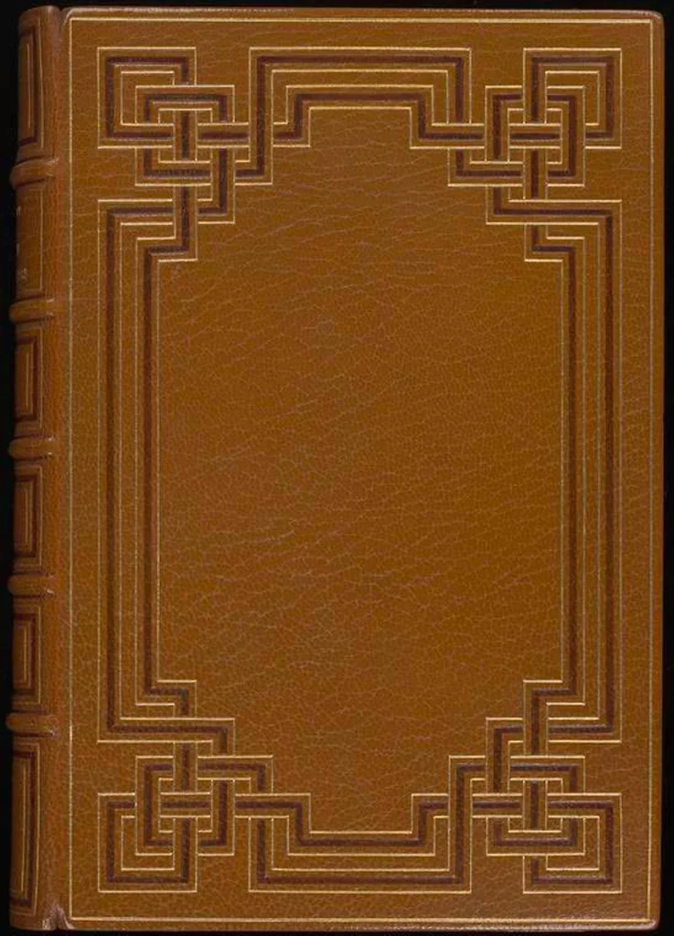 An illustration from Bookbinding : books bequeathed by William Augustus Spencer, 1880, leaf 377