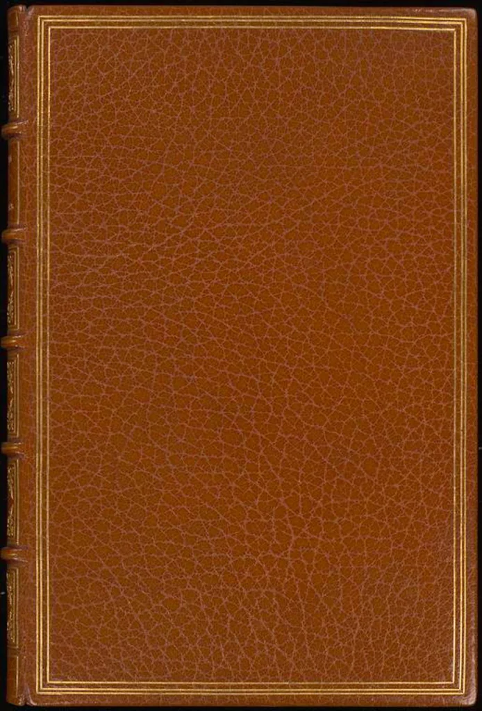 An illustration from Bookbinding : books bequeathed by William Augustus Spencer, 1880, leaf 384