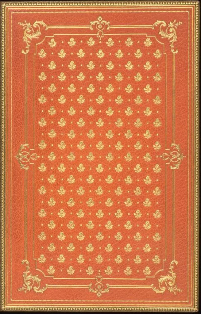 An illustration from Bookbinding : books bequeathed by William Augustus Spencer, 1880, leaf 395