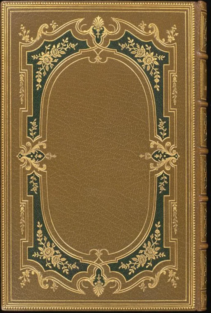 An illustration from Bookbinding : books bequeathed by William Augustus Spencer, 1880, leaf 396