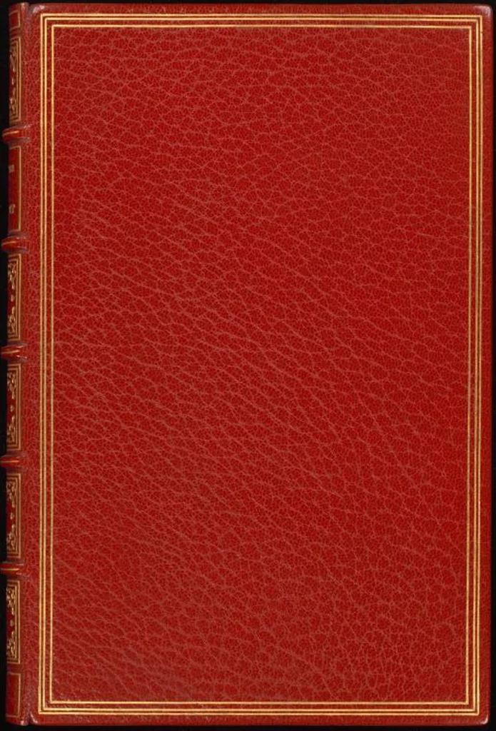 An illustration from Bookbinding : books bequeathed by William Augustus Spencer, 1880, leaf 398