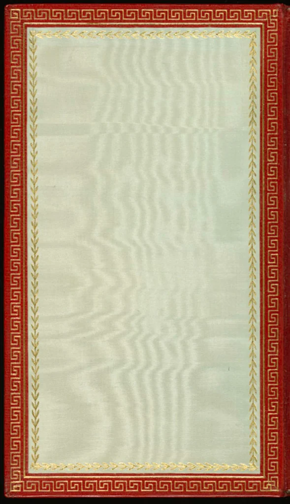 An illustration from Bookbinding : books bequeathed by William Augustus Spencer, 1880, leaf 40