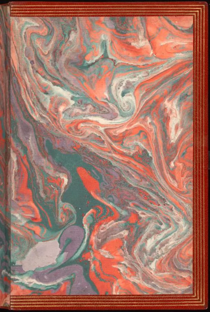 An illustration from Bookbinding : books bequeathed by William Augustus Spencer, 1880, leaf 402