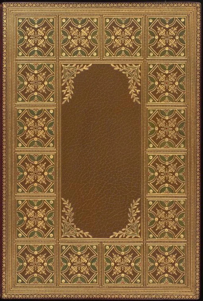 An illustration from Bookbinding : books bequeathed by William Augustus Spencer, 1880, leaf 409