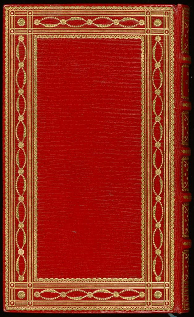 An illustration from Bookbinding : books bequeathed by William Augustus Spencer, 1880, leaf 41
