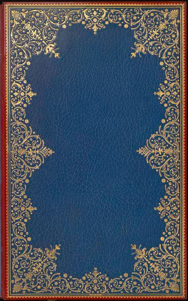 An illustration from Bookbinding : books bequeathed by William Augustus Spencer, 1880, leaf 416