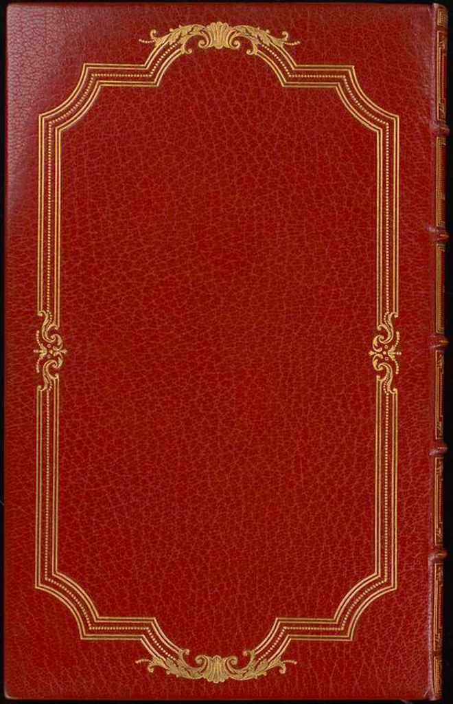 An illustration from Bookbinding : books bequeathed by William Augustus Spencer, 1880, leaf 417