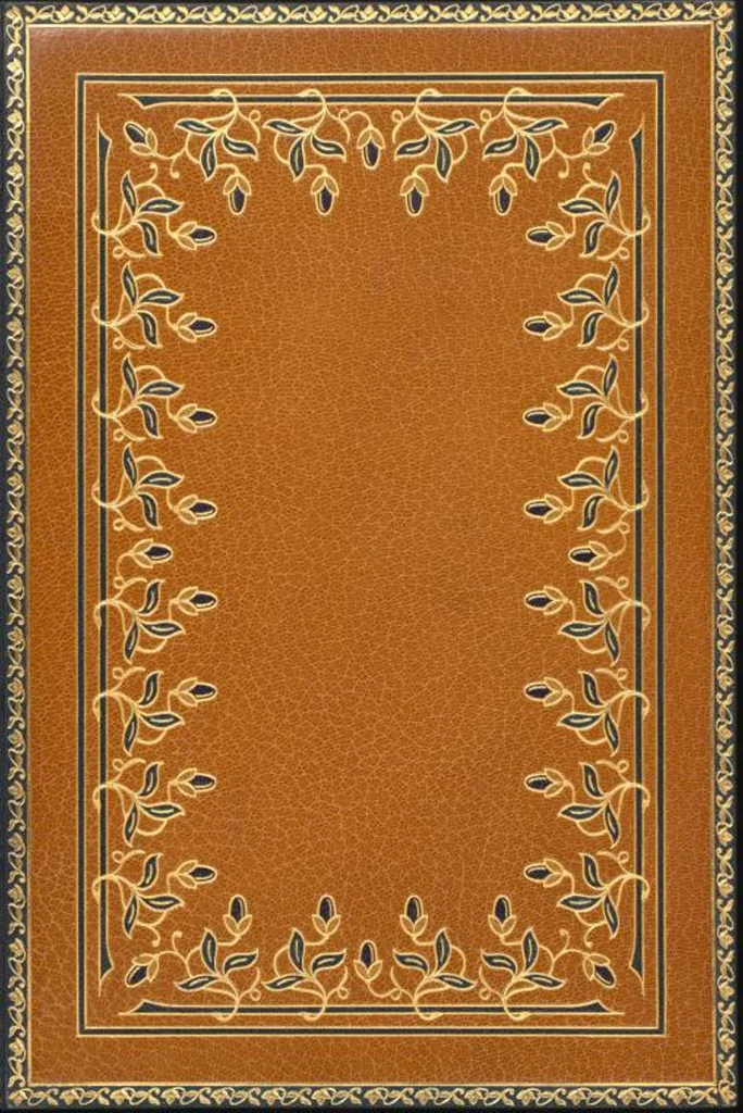An illustration from Bookbinding : books bequeathed by William Augustus Spencer, 1880, leaf 423