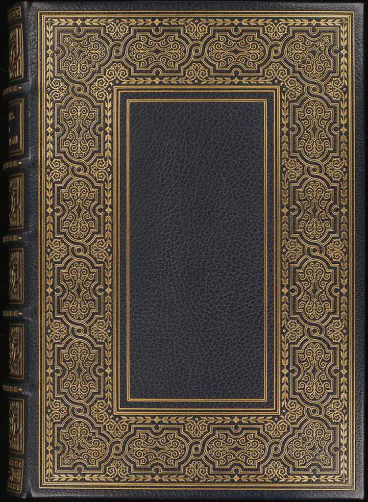 An illustration from Bookbinding : books bequeathed by William Augustus Spencer, 1880, leaf 433
