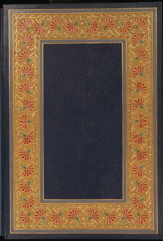 An illustration from Bookbinding : books bequeathed by William Augustus Spencer, 1880, leaf 437