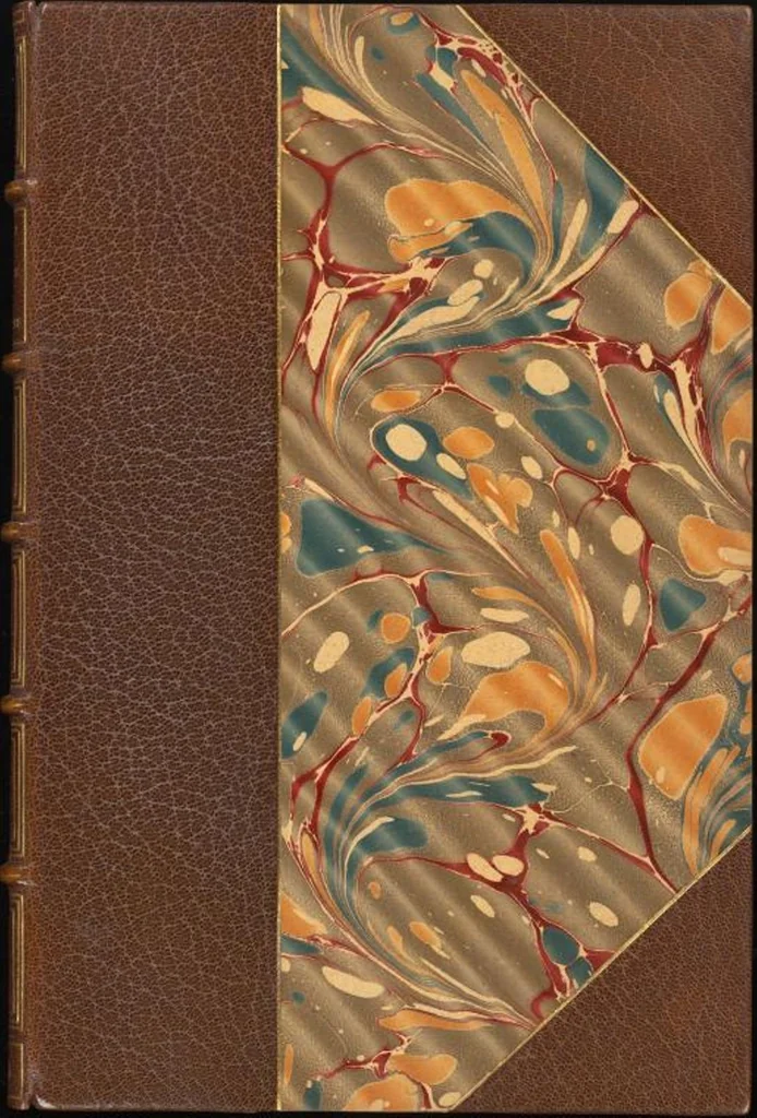 An illustration from Bookbinding : books bequeathed by William Augustus Spencer, 1880, leaf 440
