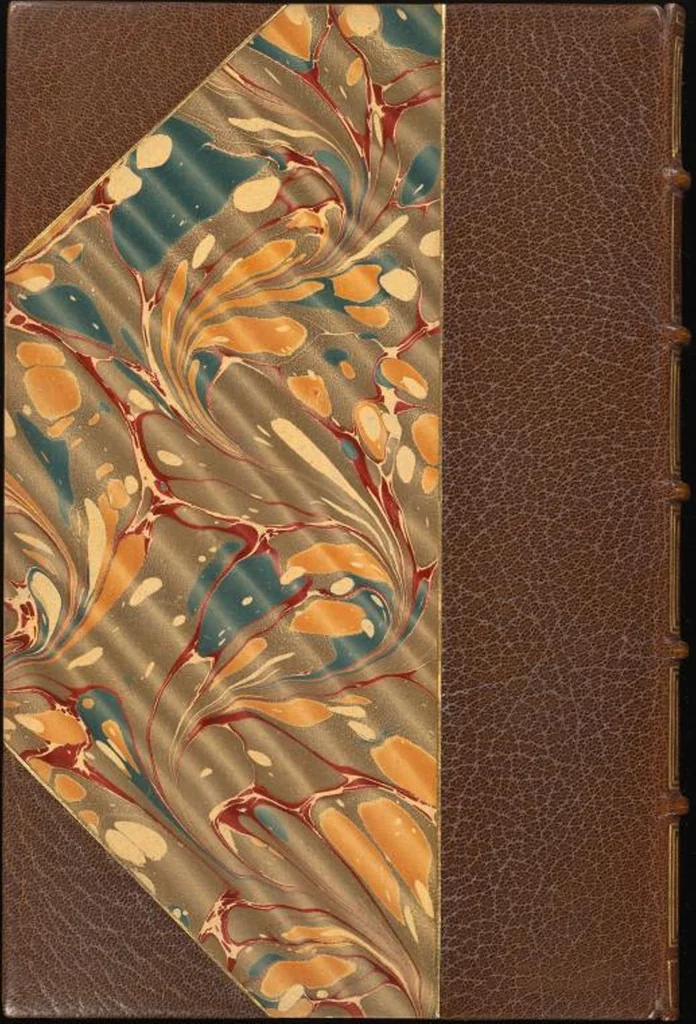 An illustration from Bookbinding : books bequeathed by William Augustus Spencer, 1880, leaf 445