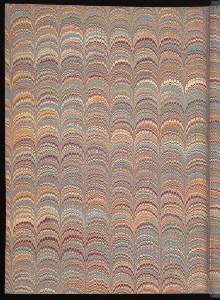 An illustration from Bookbinding : books bequeathed by William Augustus Spencer, 1880, leaf 450