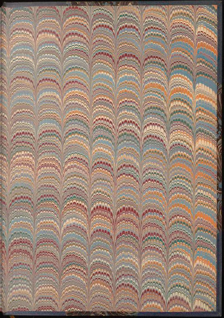 An illustration from Bookbinding : books bequeathed by William Augustus Spencer, 1880, leaf 458