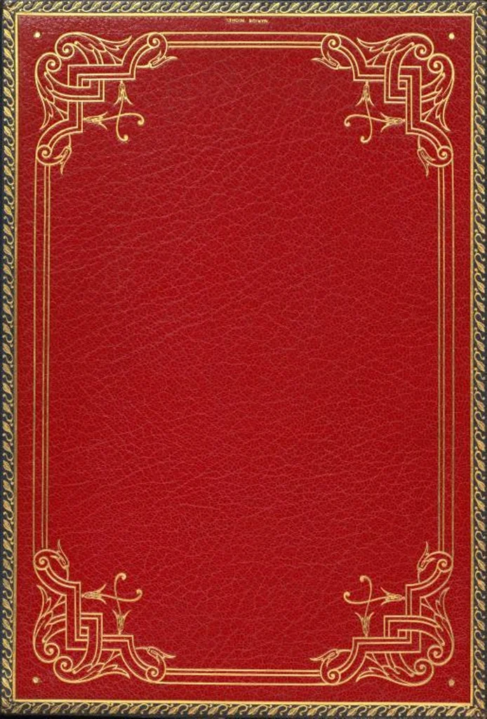 An illustration from Bookbinding : books bequeathed by William Augustus Spencer, 1880, leaf 465