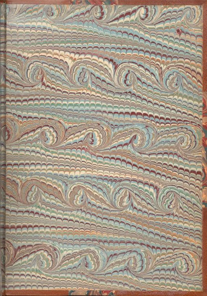 An illustration from Bookbinding : books bequeathed by William Augustus Spencer, 1880, leaf 472