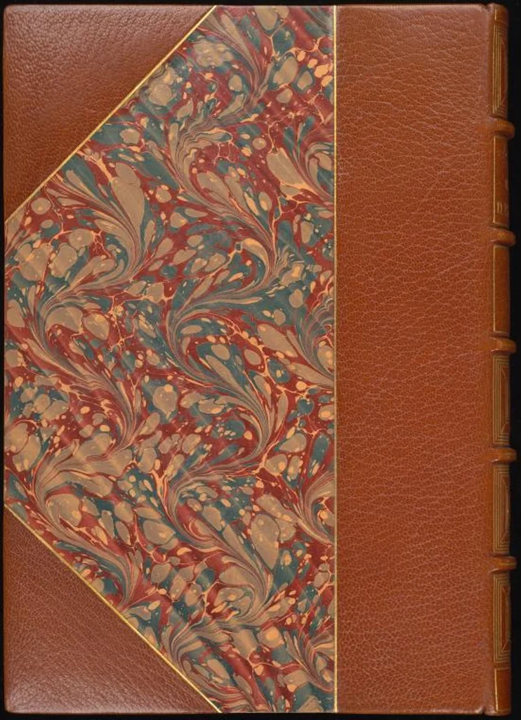 An illustration from Bookbinding : books bequeathed by William Augustus Spencer, 1880, leaf 473