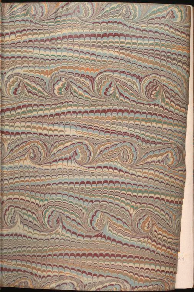 An illustration from Bookbinding : books bequeathed by William Augustus Spencer, 1880, leaf 477