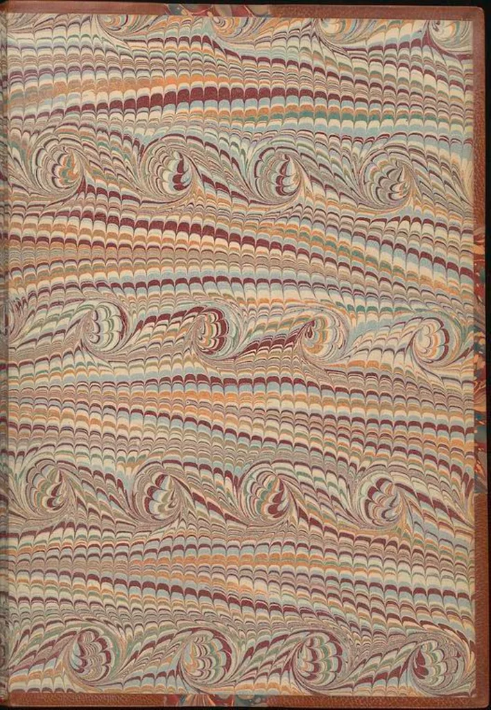 An illustration from Bookbinding : books bequeathed by William Augustus Spencer, 1880, leaf 479