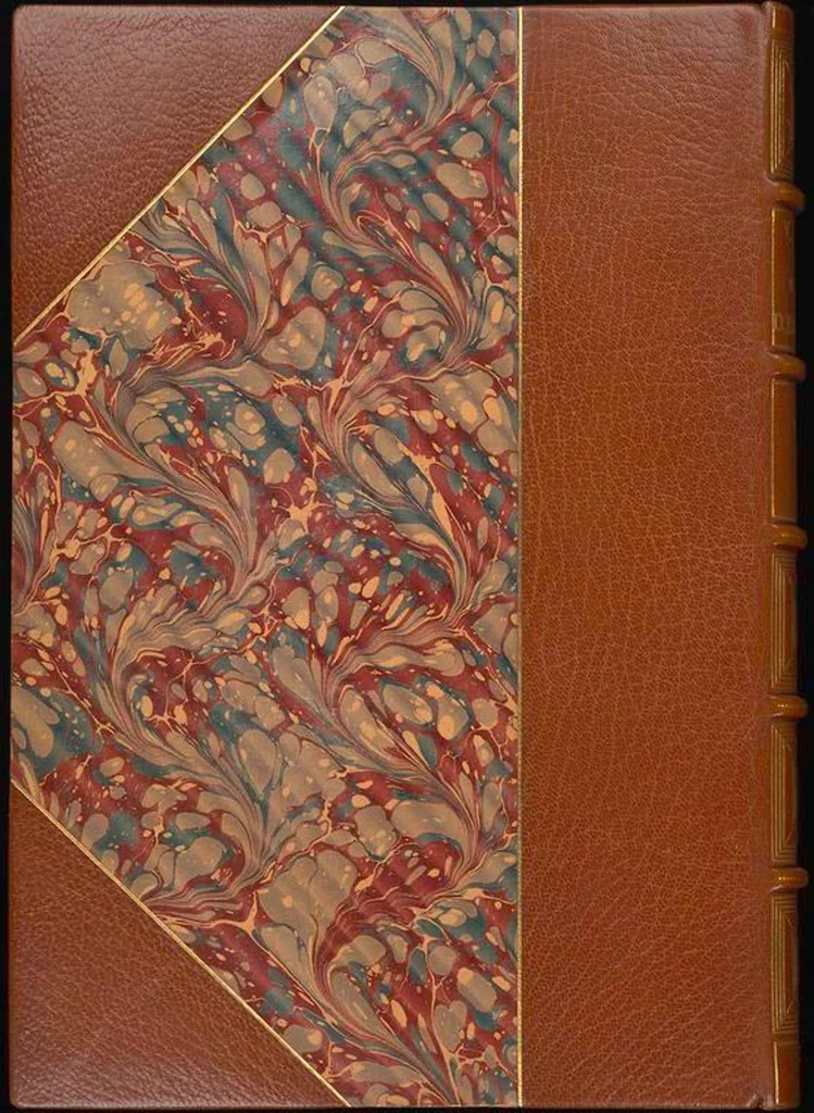 An illustration from Bookbinding : books bequeathed by William Augustus Spencer, 1880, leaf 480