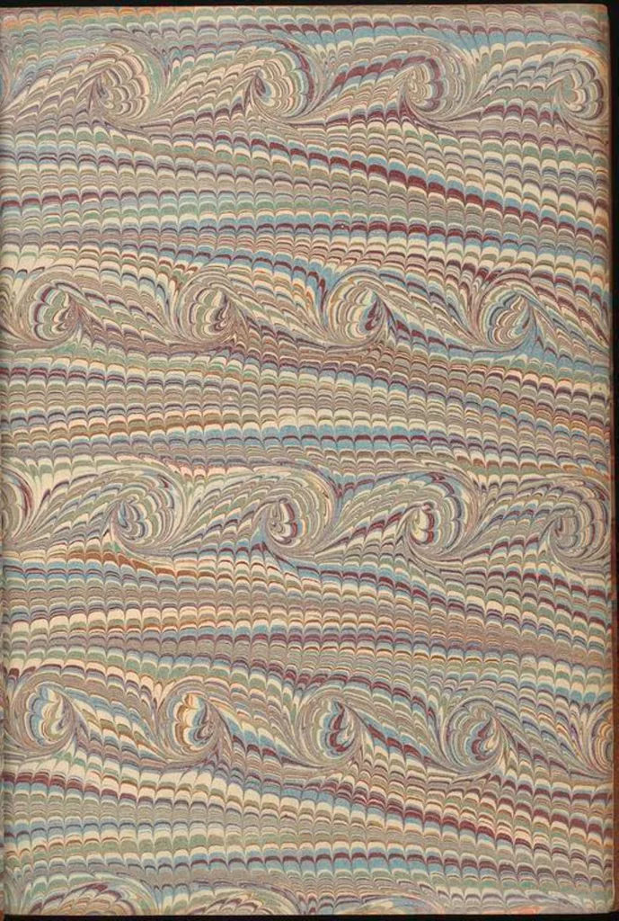 An illustration from Bookbinding : books bequeathed by William Augustus Spencer, 1880, leaf 484