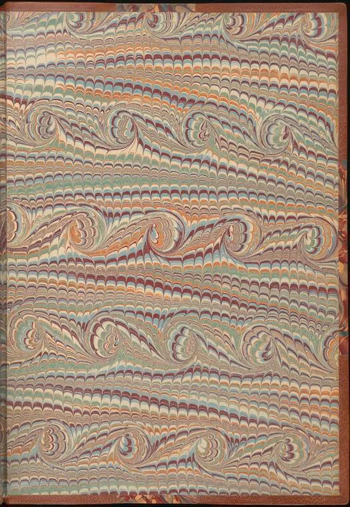 An illustration from Bookbinding : books bequeathed by William Augustus Spencer, 1880, leaf 486