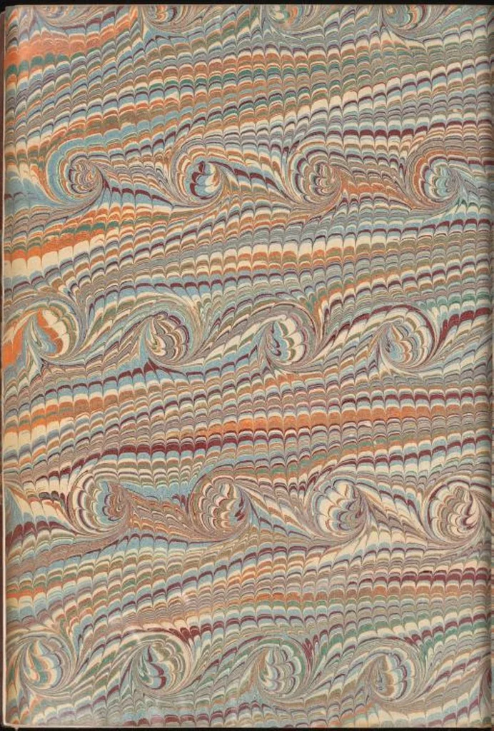An illustration from Bookbinding : books bequeathed by William Augustus Spencer, 1880, leaf 492