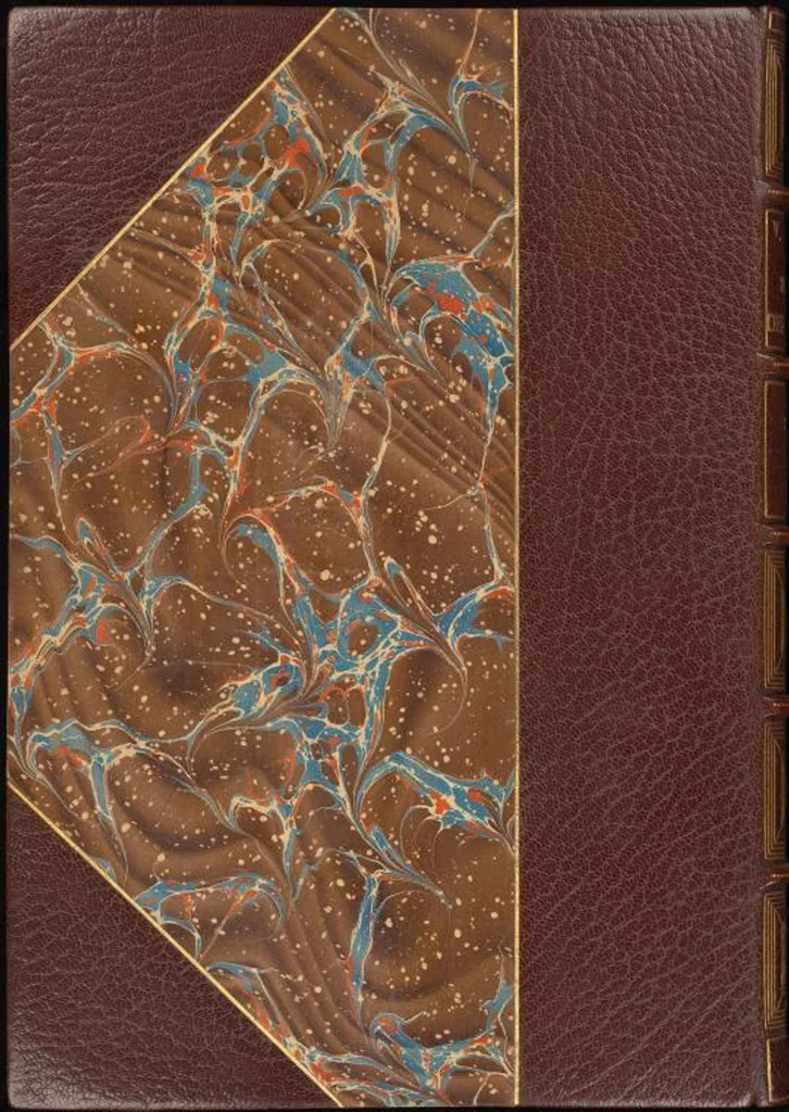 An illustration from Bookbinding : books bequeathed by William Augustus Spencer, 1880, leaf 494