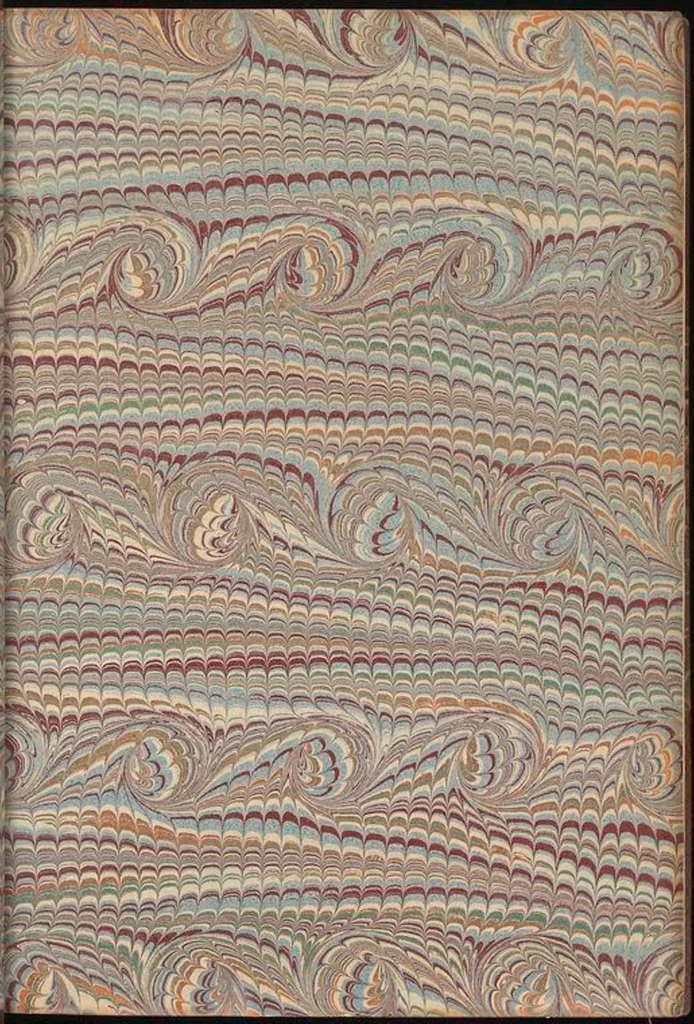 An illustration from Bookbinding : books bequeathed by William Augustus Spencer, 1880, leaf 498