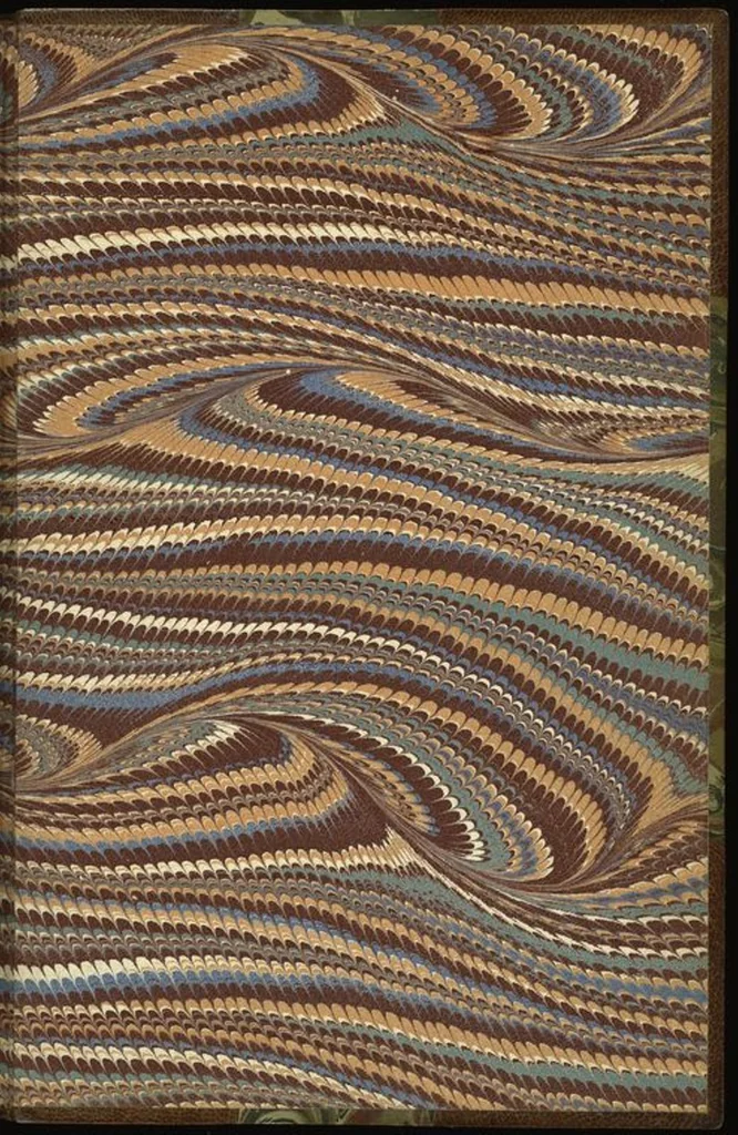 An illustration from Bookbinding : books bequeathed by William Augustus Spencer, 1880, leaf 5