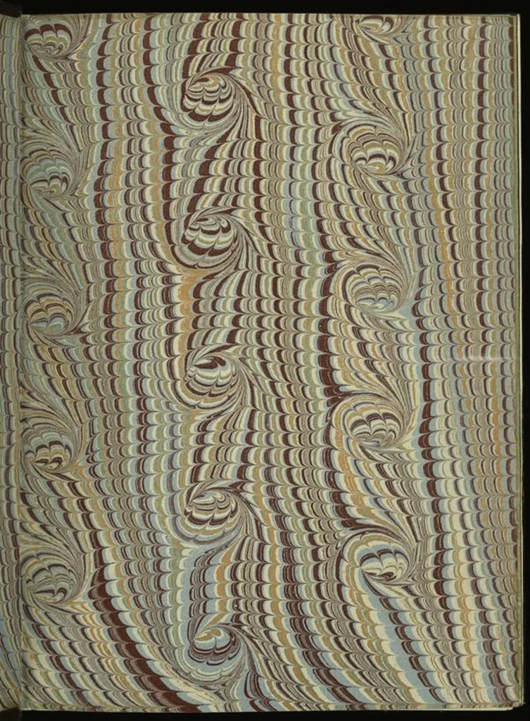 An illustration from Bookbinding : books bequeathed by William Augustus Spencer, 1880, leaf 50