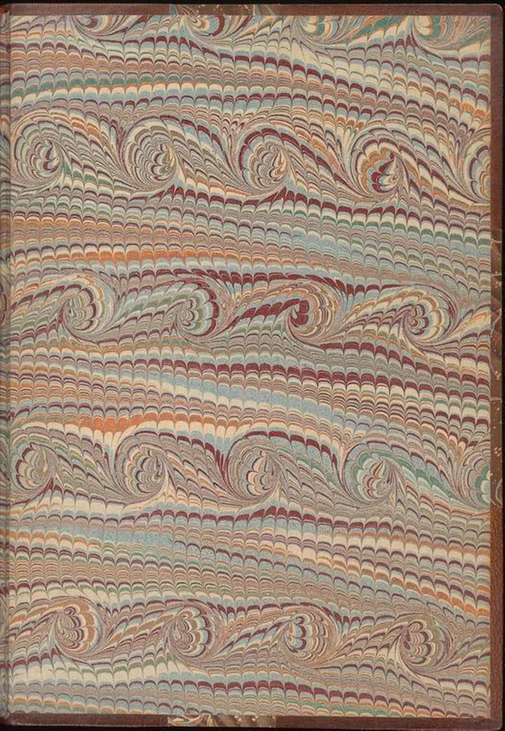 An illustration from Bookbinding : books bequeathed by William Augustus Spencer, 1880, leaf 500