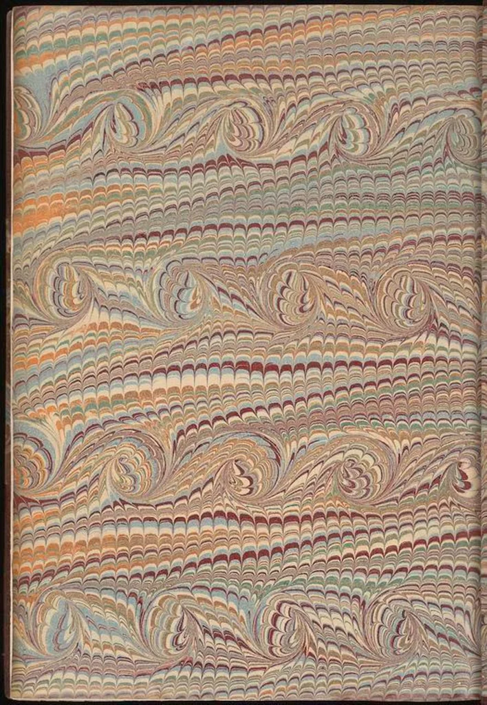 An illustration from Bookbinding : books bequeathed by William Augustus Spencer, 1880, leaf 506