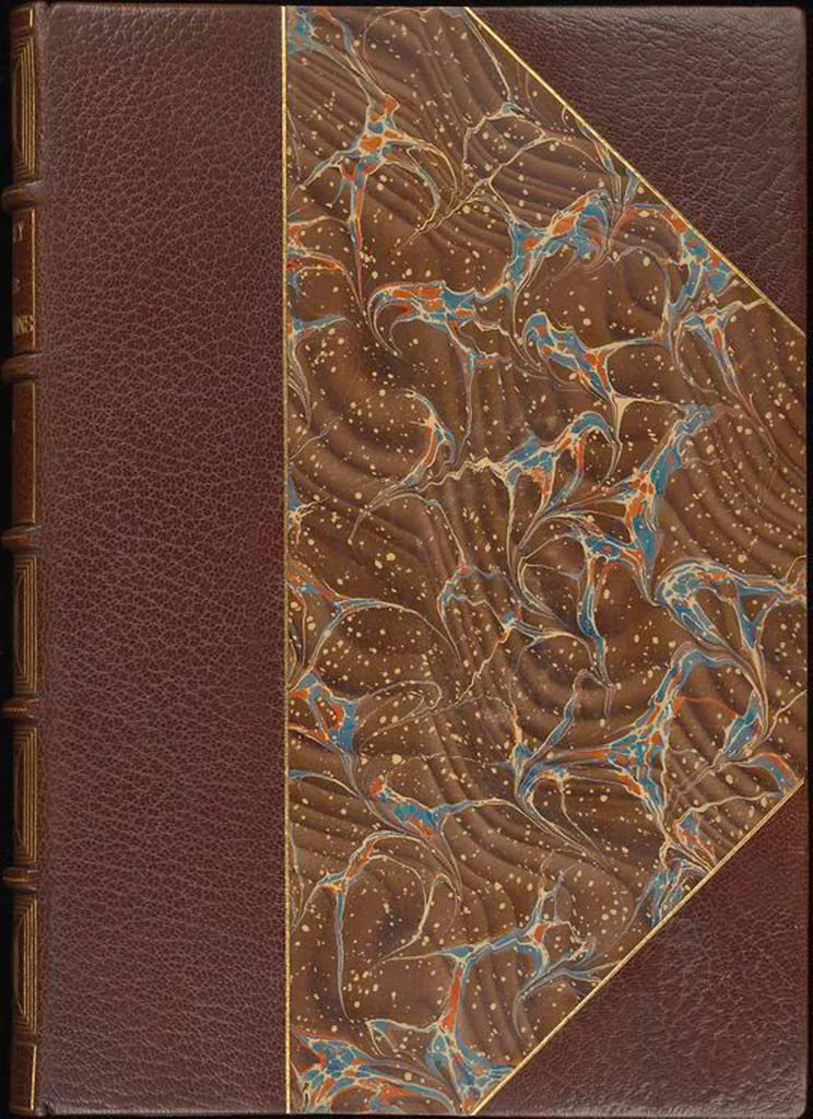 An illustration from Bookbinding : books bequeathed by William Augustus Spencer, 1880, leaf 510