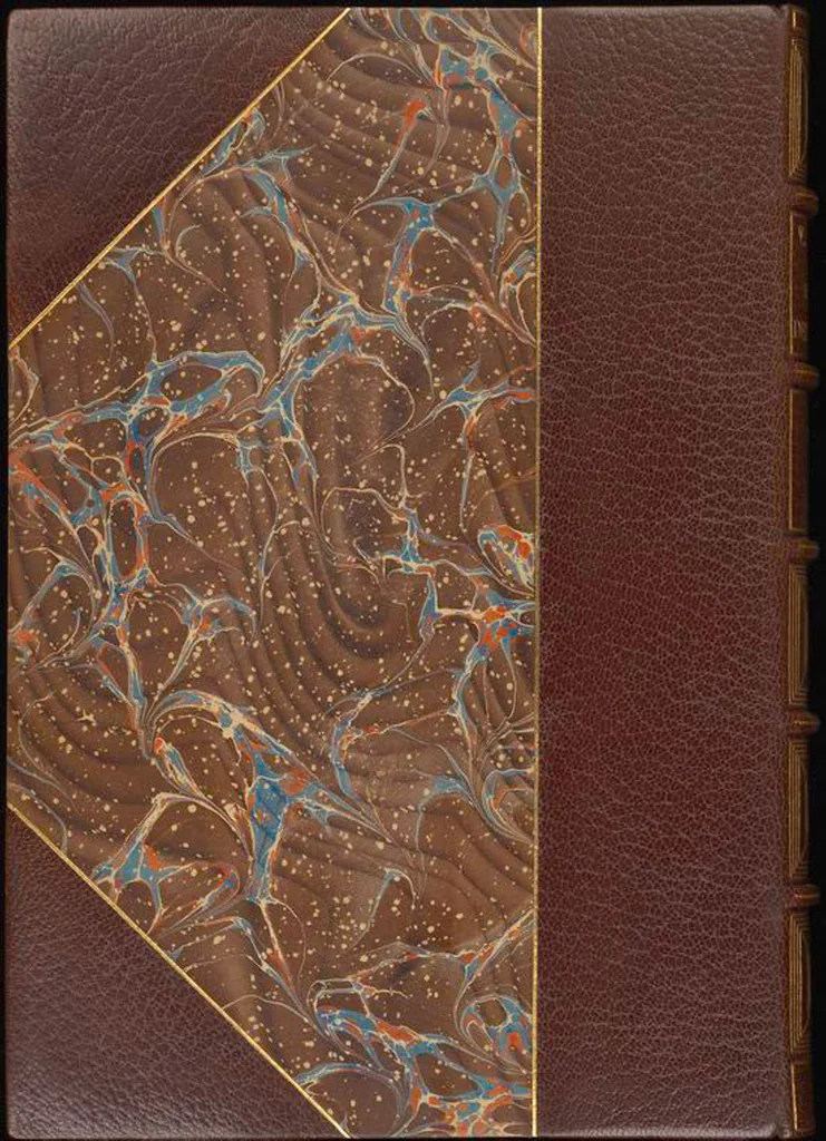 An illustration from Bookbinding : books bequeathed by William Augustus Spencer, 1880, leaf 515