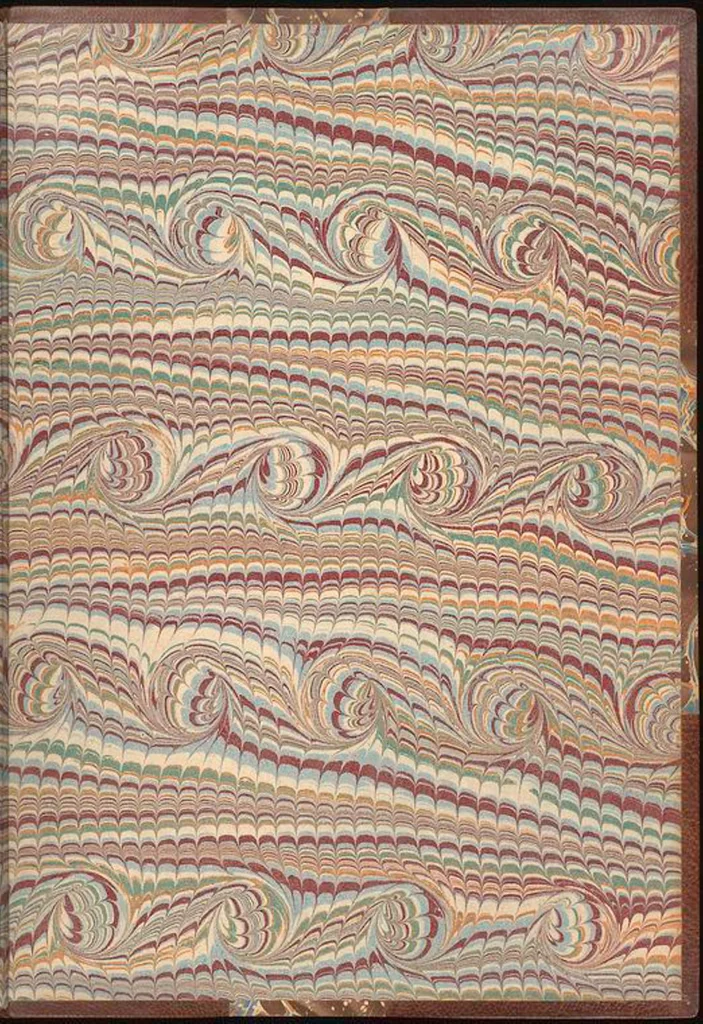 An illustration from Bookbinding : books bequeathed by William Augustus Spencer, 1880, leaf 521