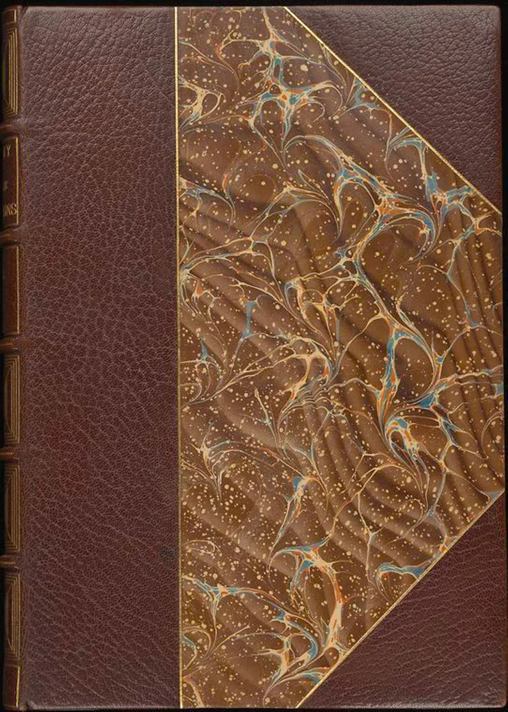 An illustration from Bookbinding : books bequeathed by William Augustus Spencer, 1880, leaf 524