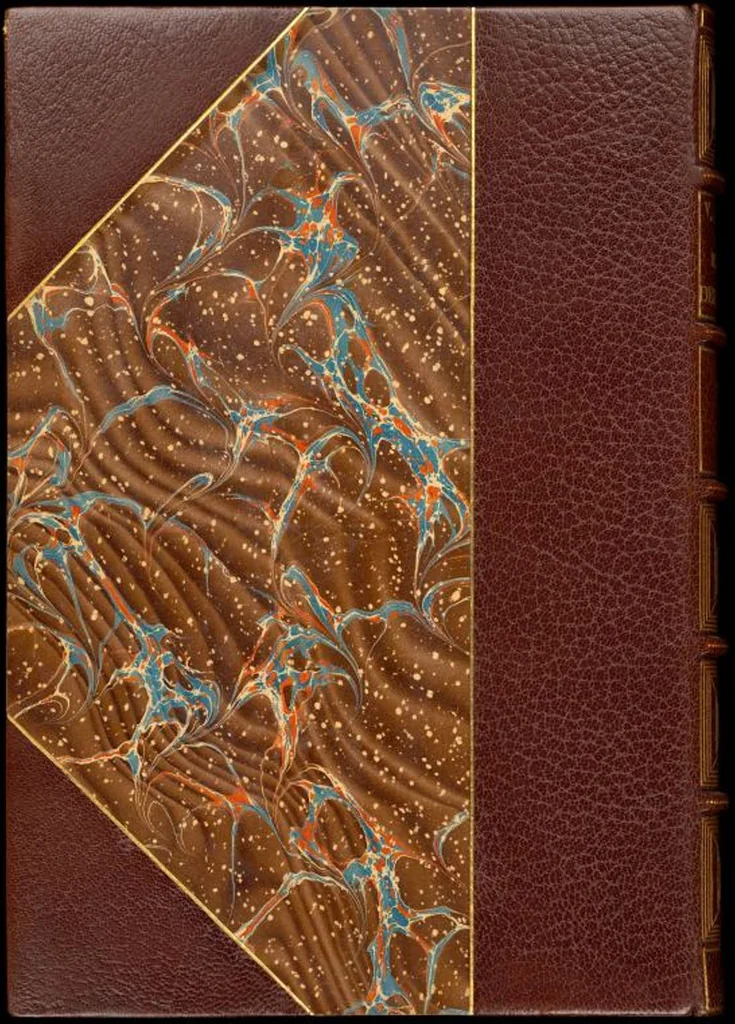 An illustration from Bookbinding : books bequeathed by William Augustus Spencer, 1880, leaf 529