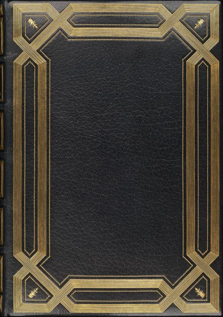 An illustration from Bookbinding : books bequeathed by William Augustus Spencer, 1880, leaf 538