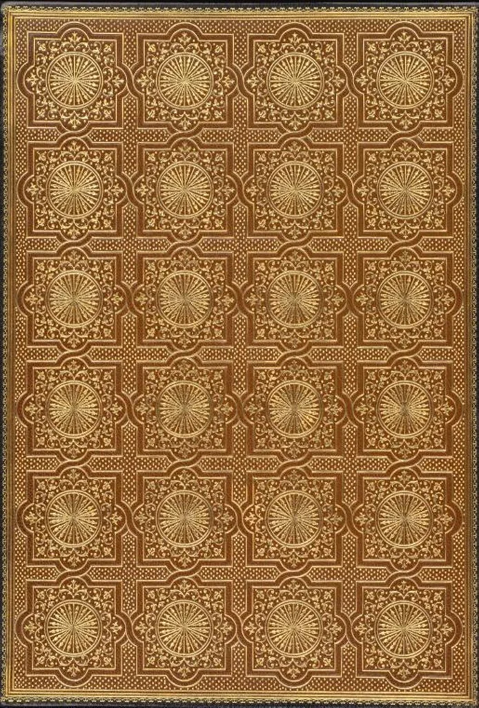An illustration from Bookbinding : books bequeathed by William Augustus Spencer, 1880, leaf 542