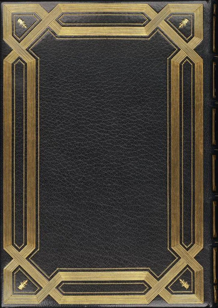 An illustration from Bookbinding : books bequeathed by William Augustus Spencer, 1880, leaf 543