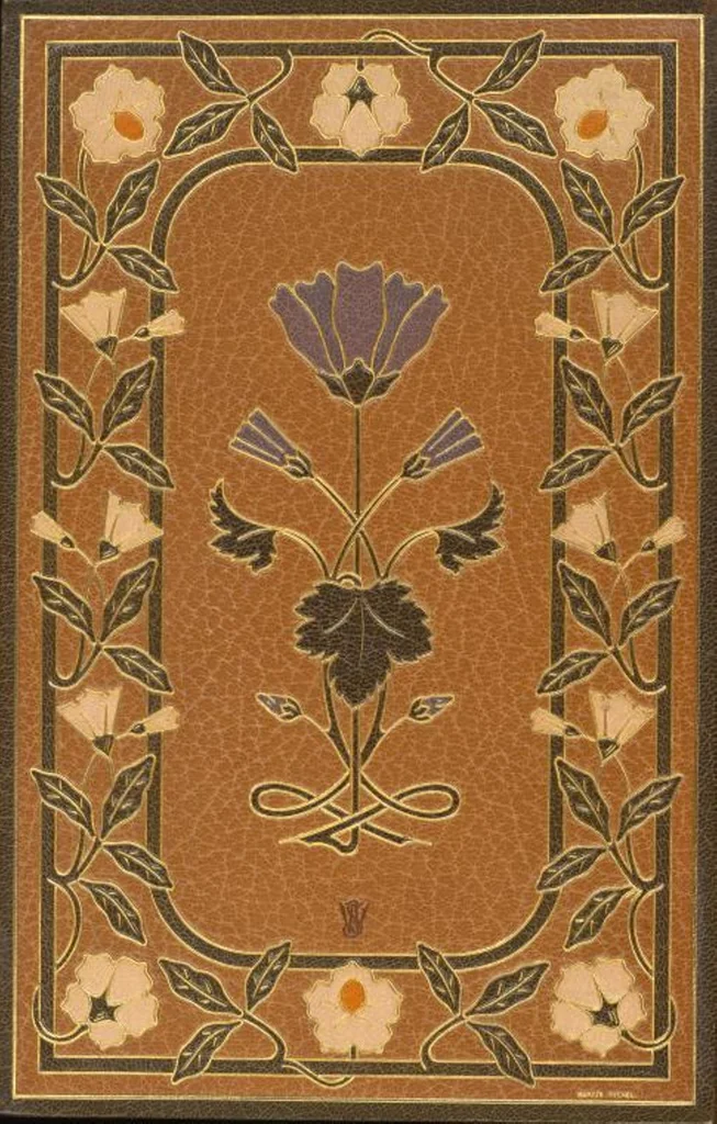 An illustration from Bookbinding : books bequeathed by William Augustus Spencer, 1880, leaf 546
